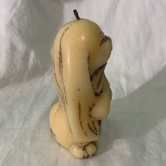 1970 Vintage animal delight and painted sad puppy candle , never burned - Picture 4 of 4